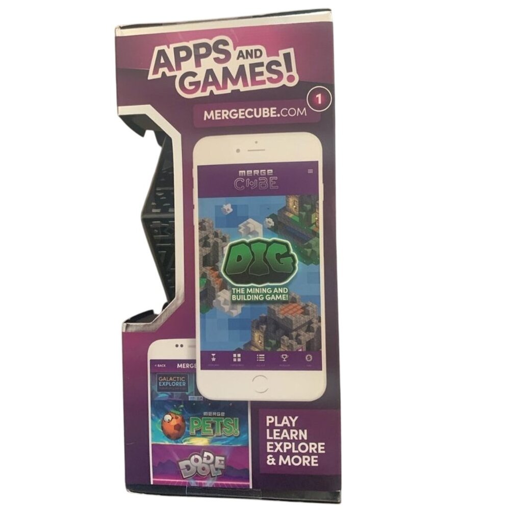 NWT MERGE CUBE, HOLOGRAMS IN PALM‎ OF YOUR HAND - Picture 4 of 5